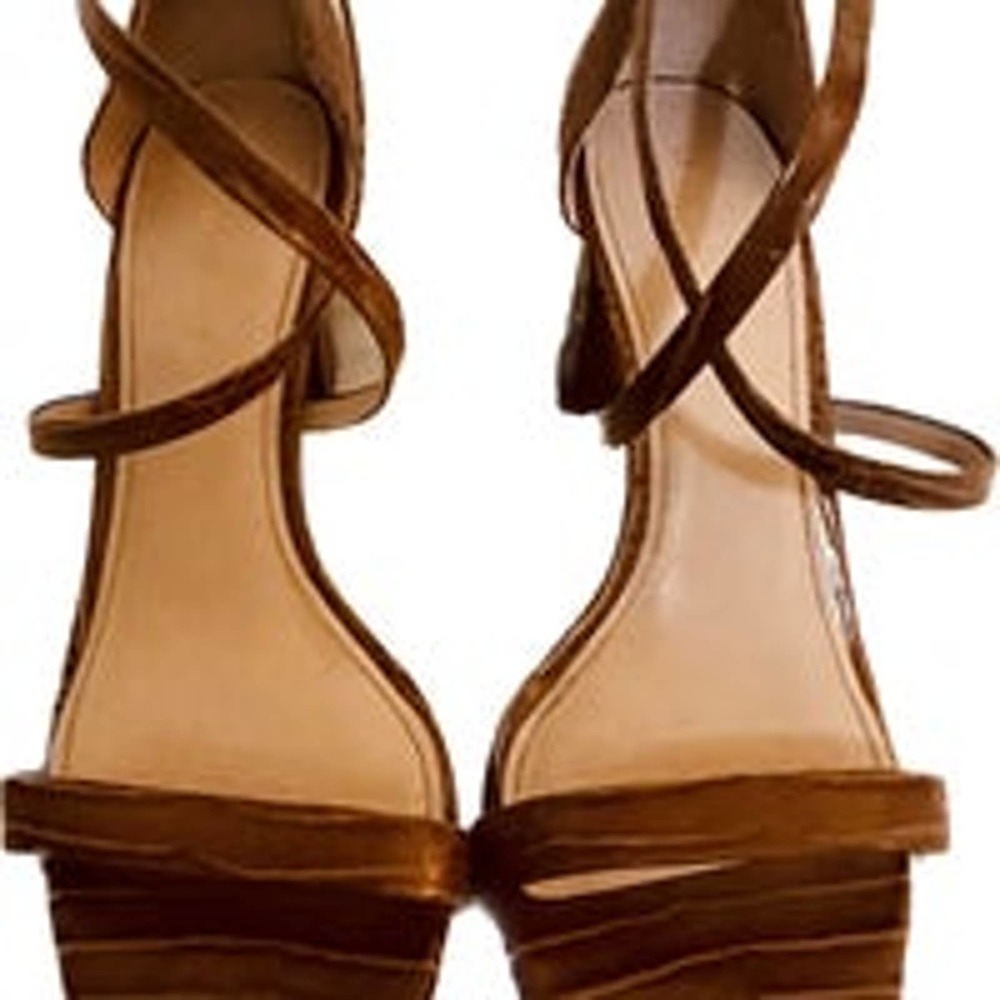 Kelly & Katie Brown Leather Sandal Heels size 11